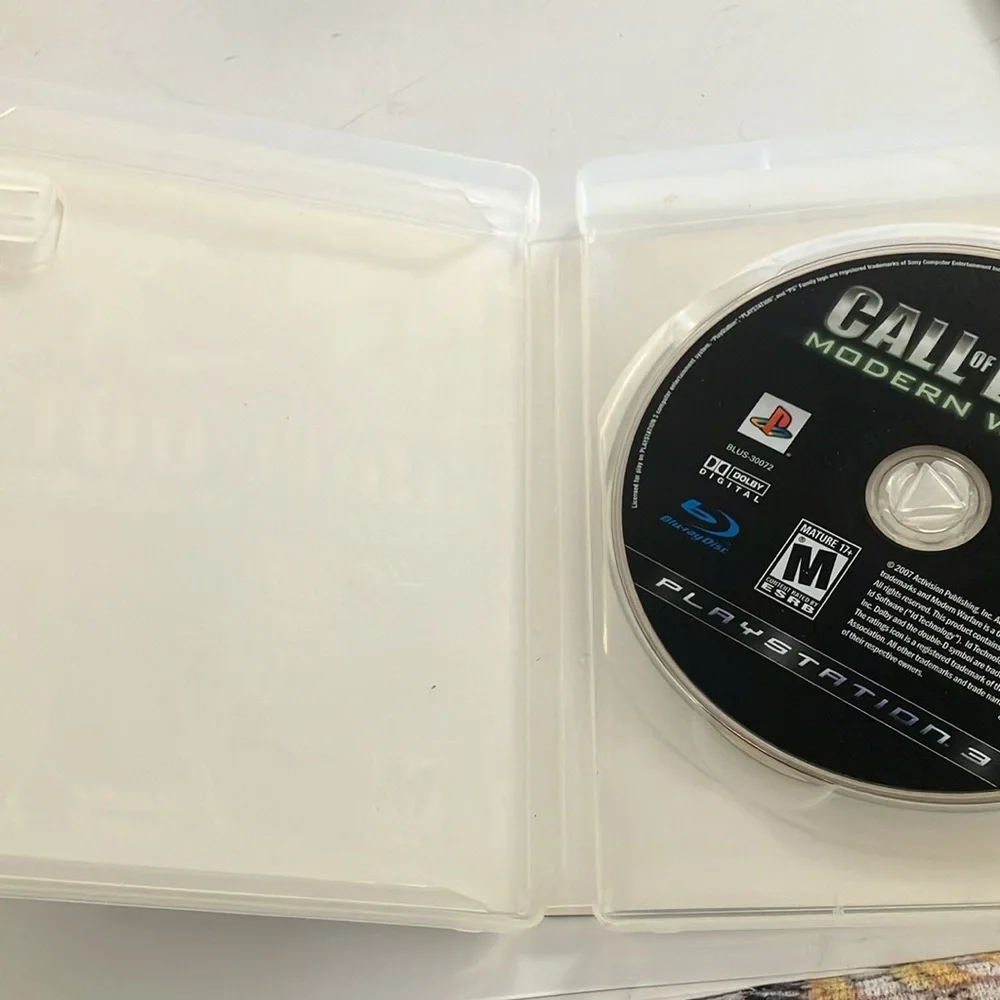 PlayStation 3 call of duty modern warfare